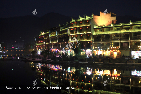 鳳凰古城,夜景,湘西,著名景點(diǎn)