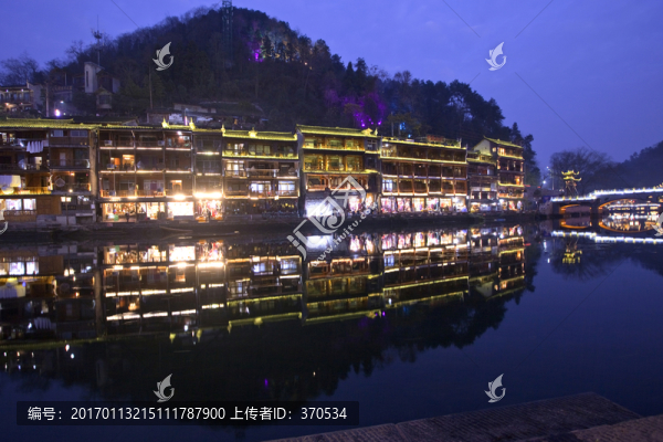 鳳凰古城,夜景,湘西,著名景點
