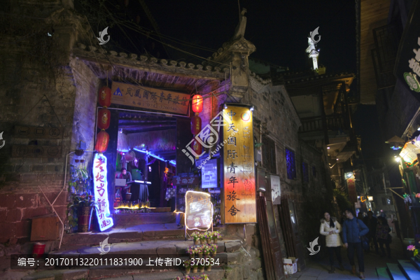 鳳凰古城,夜景,湘西,著名景點