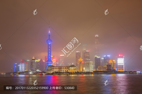 上海陸家嘴夜景