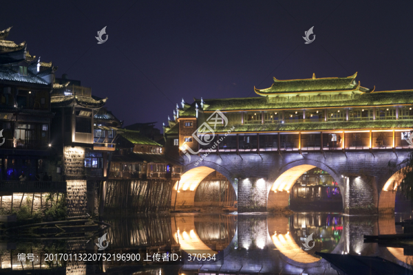 鳳凰古城,夜景,湘西,著名景點(diǎn)