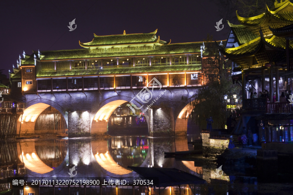 鳳凰古城,夜景,湘西,著名景點(diǎn)