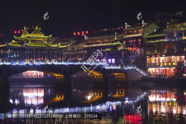 鳳凰古城,夜景,湘西,著名景點(diǎn)