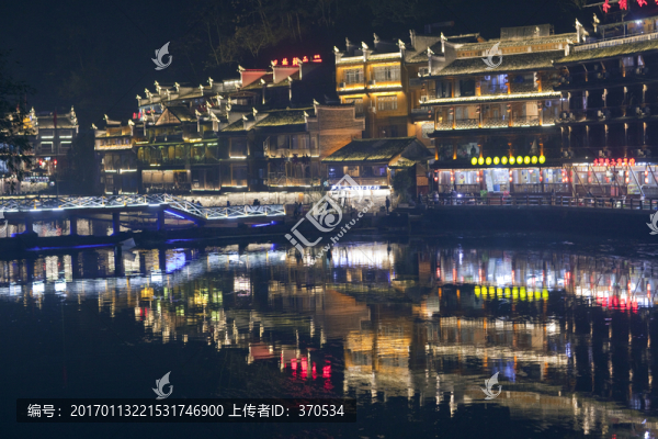 鳳凰古城,夜景,湘西,著名景點(diǎn)