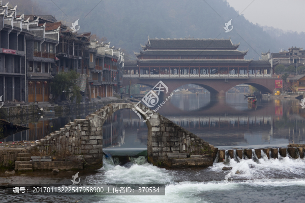 鳳凰古城,湘西,著名景點(diǎn),冬天
