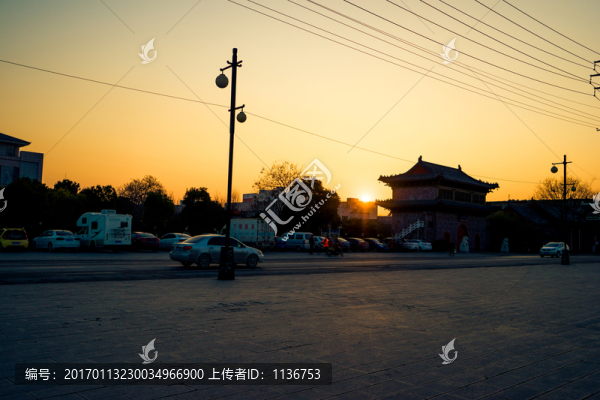 古城黃昏