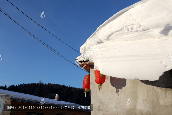 雪鄉(xiāng),雙峰林場(chǎng),春節(jié),紅燈,燈