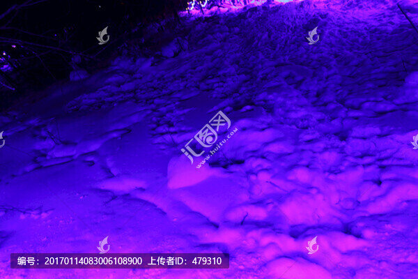 雪鄉(xiāng),夜景