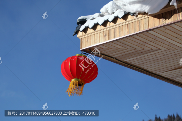 雪鄉(xiāng),雙峰林場,春節(jié),紅燈,燈