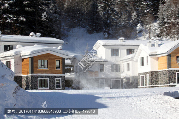 雪鄉(xiāng),雙峰林場(chǎng),雪景