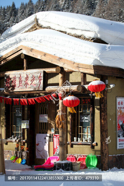 雪鄉(xiāng),雙峰林場,春節(jié),紅燈,燈