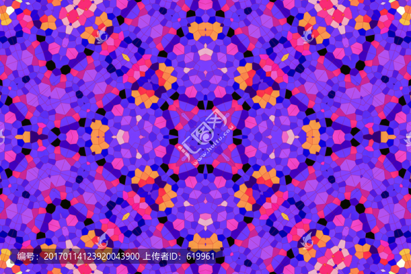 染色玻璃,無分層
