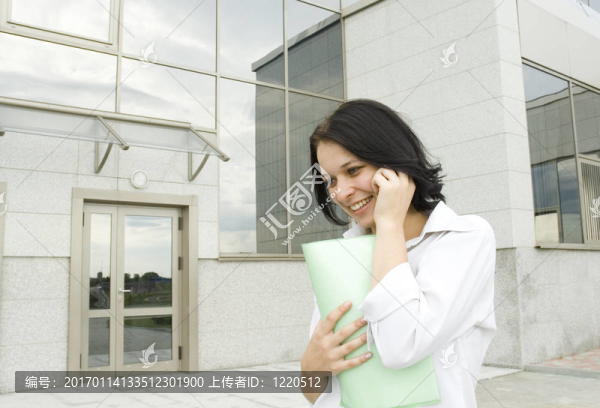 快樂的女商人