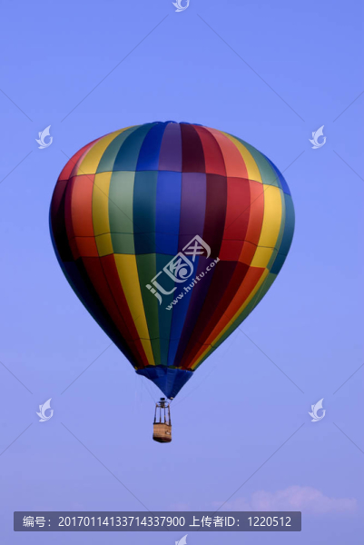 天空中的熱氣球