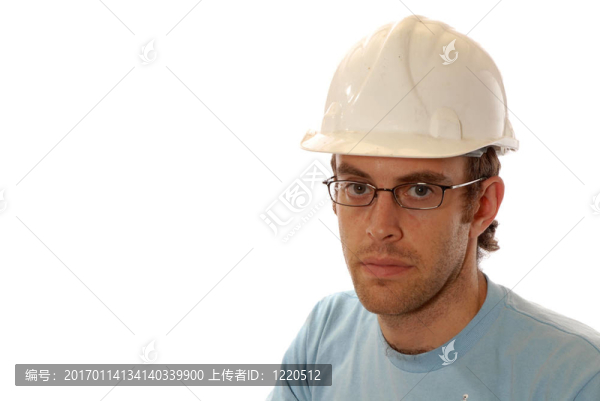 在硬帽中的工程師/建筑師/測量師