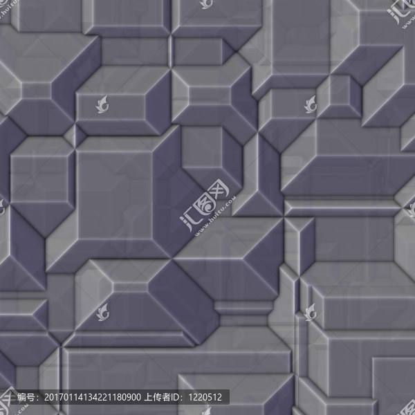 高科技的幾何塊