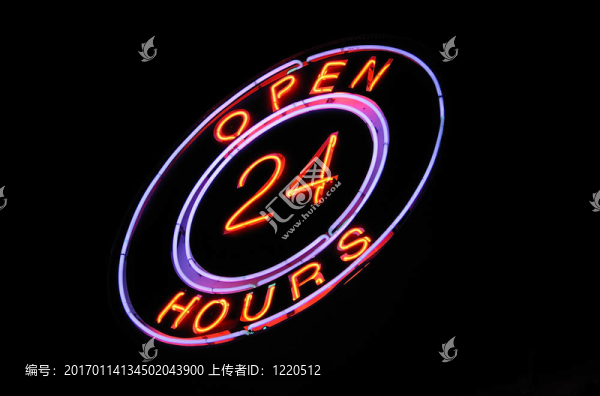 霓虹燈開24小時(shí)