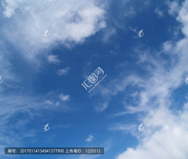 白云的天空