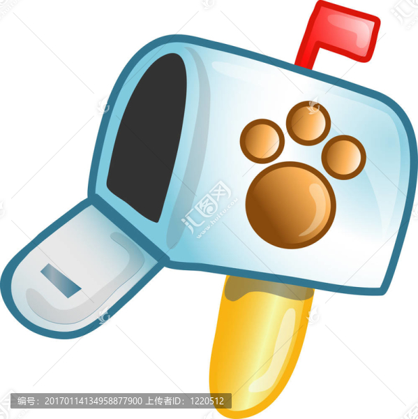 獸醫(yī)郵箱圖標(biāo)或符號(hào)