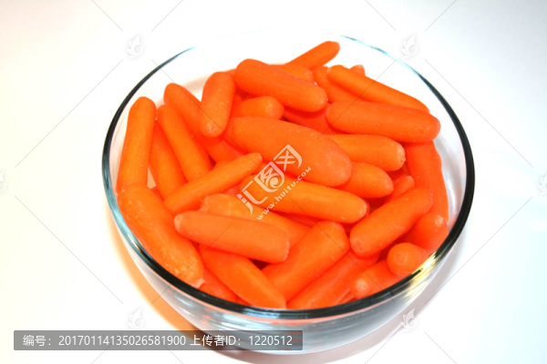 胡蘿卜玻璃碗