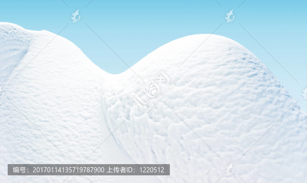 雪-輕輕是一個(gè)藍(lán)色的背景。