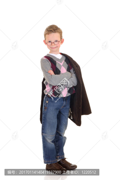 八歲的男孩