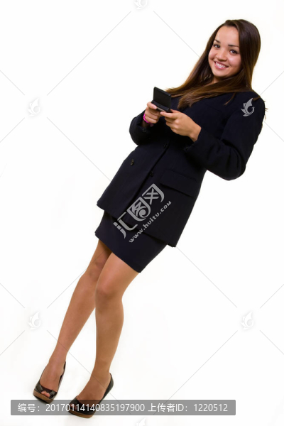 女商人發(fā)短信
