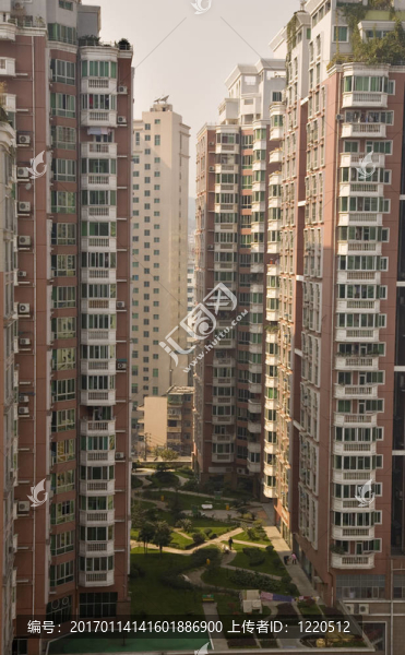 公寓樓的中國