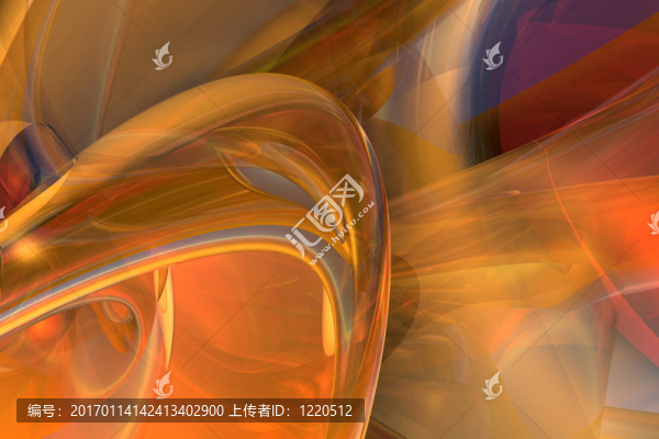 橙色的湍流