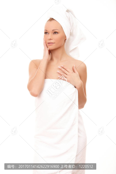 美浴后