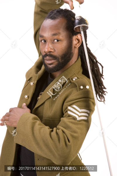 該軍的黑人