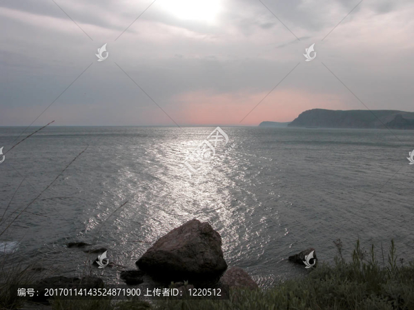 海上日落