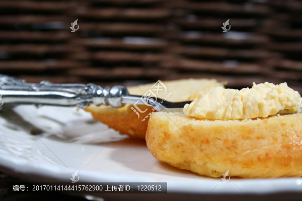 清晨的烤餅