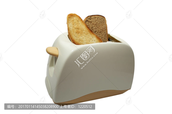 烤面包機與面包