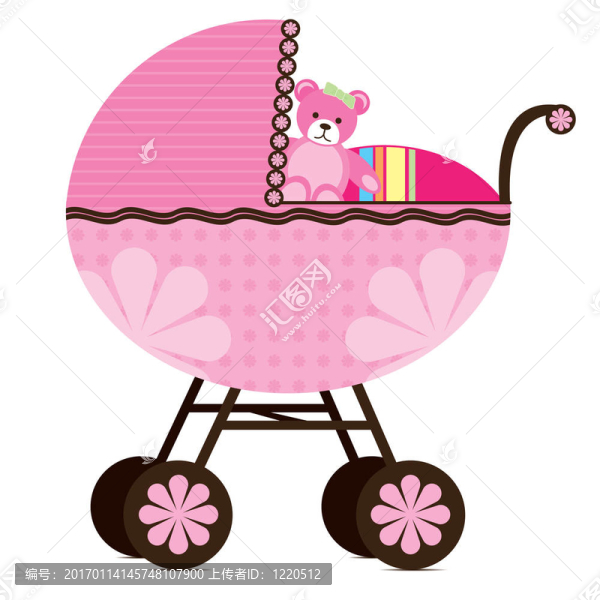 女嬰嬰兒車