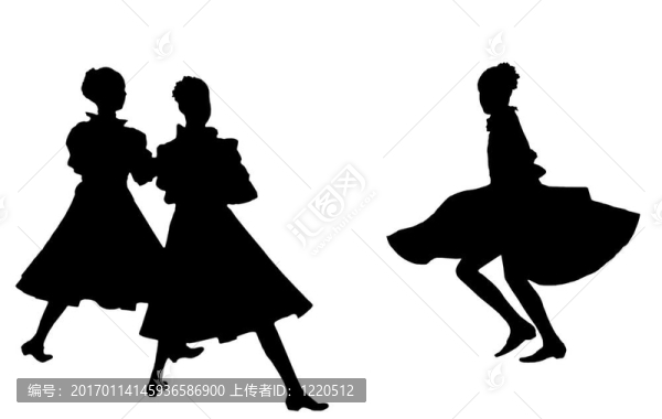 跳舞的女孩。