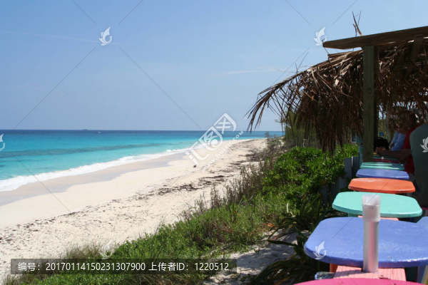 加勒比的海灘酒吧