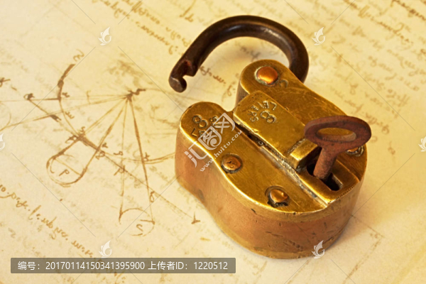 古董黃銅掛鎖