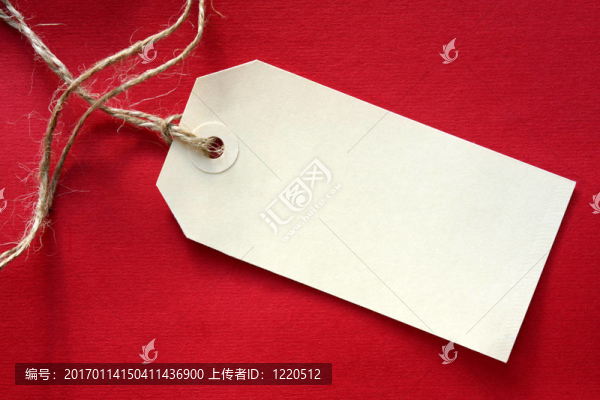 紅色空白標(biāo)簽
