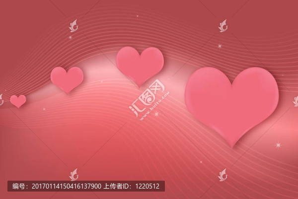 心的問候卡