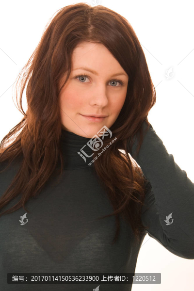 年輕美麗女人的肖像