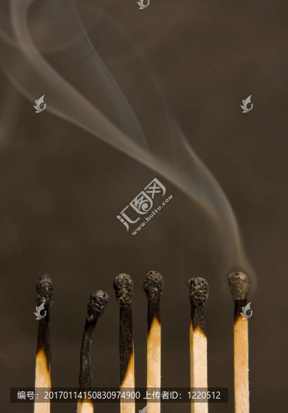 燒毀的火柴
