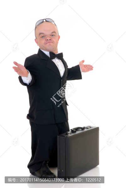 矮小的；小商人