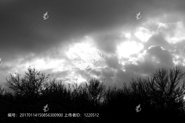 冬天的天空