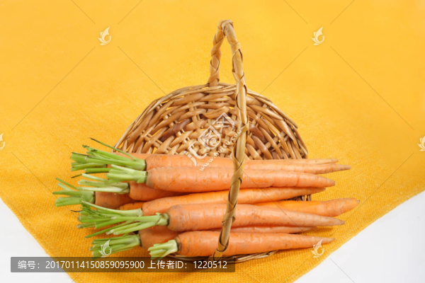 新鮮的胡蘿卜