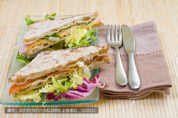 蔬菜三明治