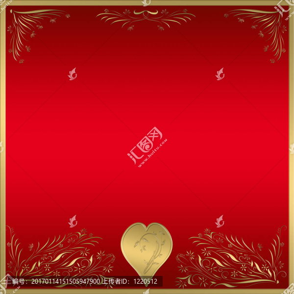 紅色的金框