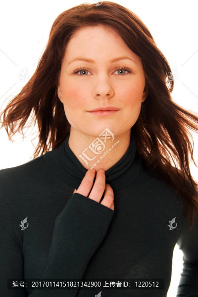 年輕美麗女人的肖像