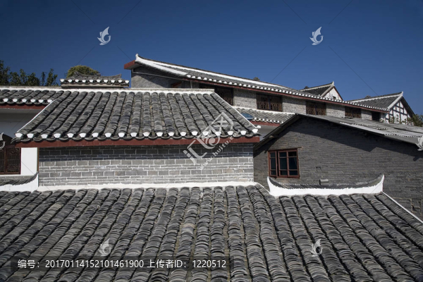 屋頂?shù)墓沛?zhèn)；貴陽；貴州；中國