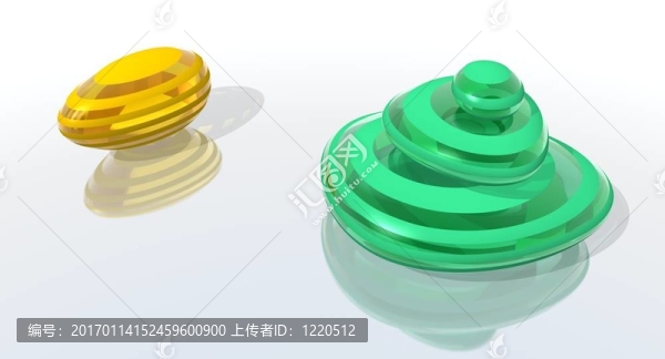 帶條紋的玻璃卵石